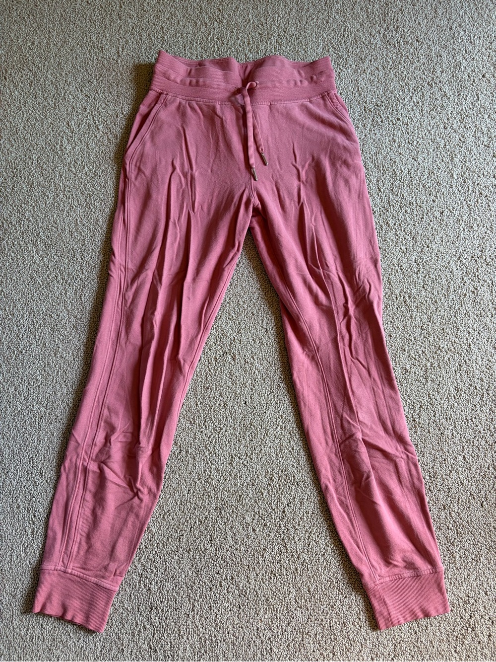 lululemon athletica Rose Pink Drawstring Joggers